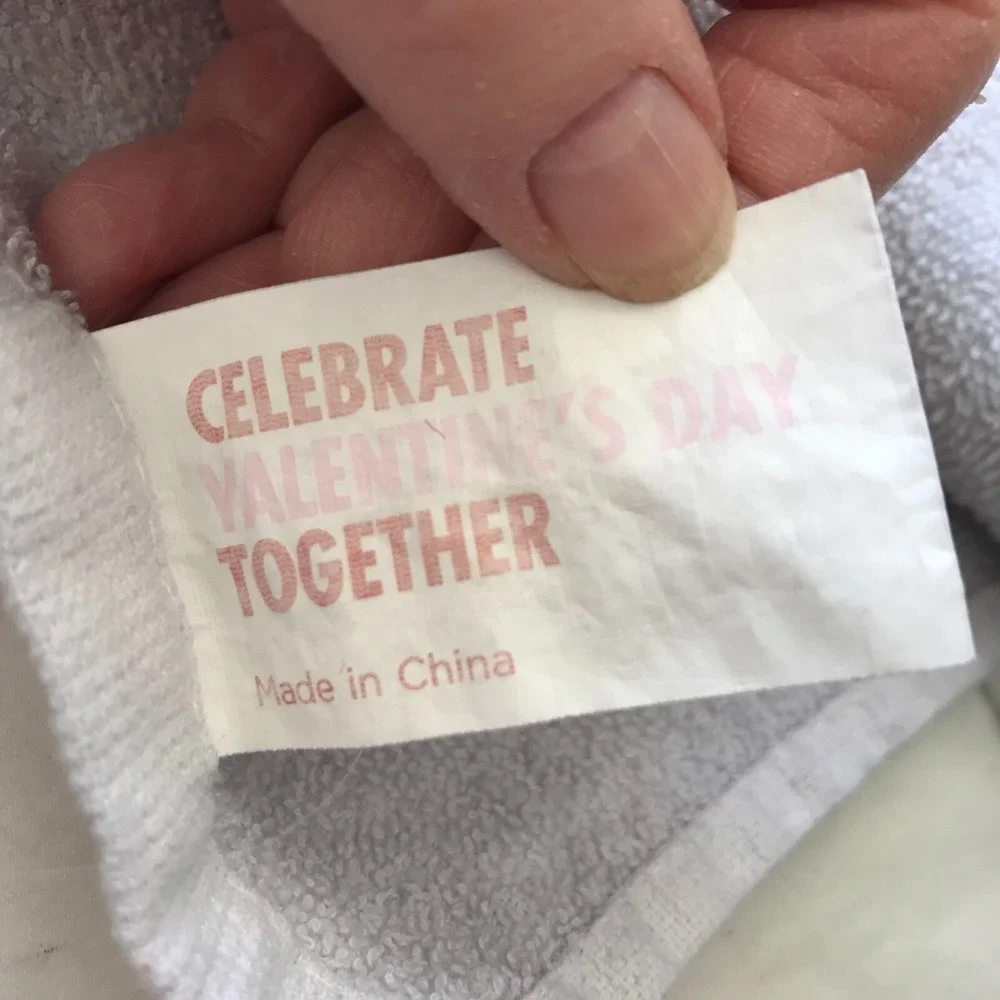 Valentine - Love, Hugs and Kisses, Be Mine Hand Towel- 16 X 23